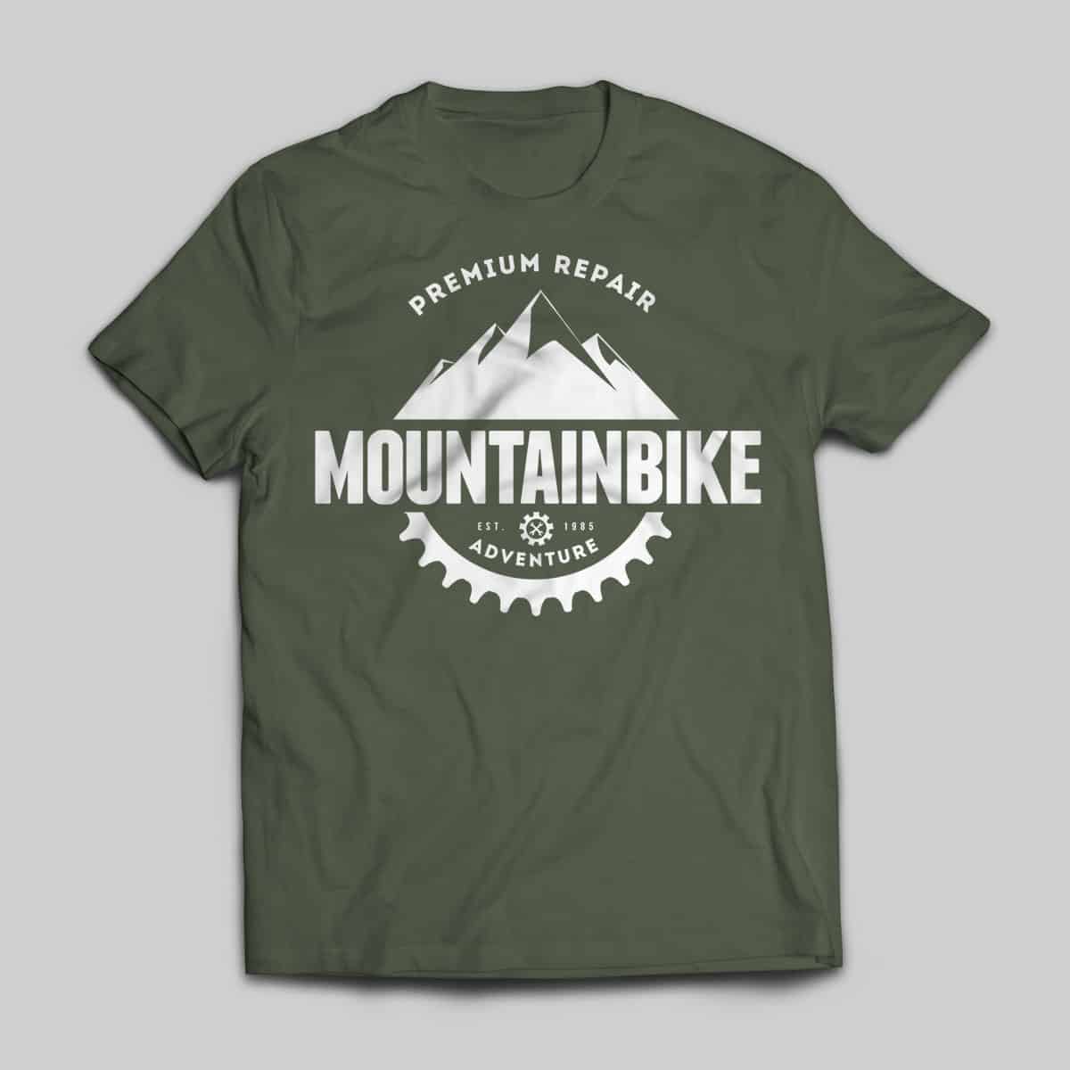 Mountain Bike T-Shirt - Virtue Theme